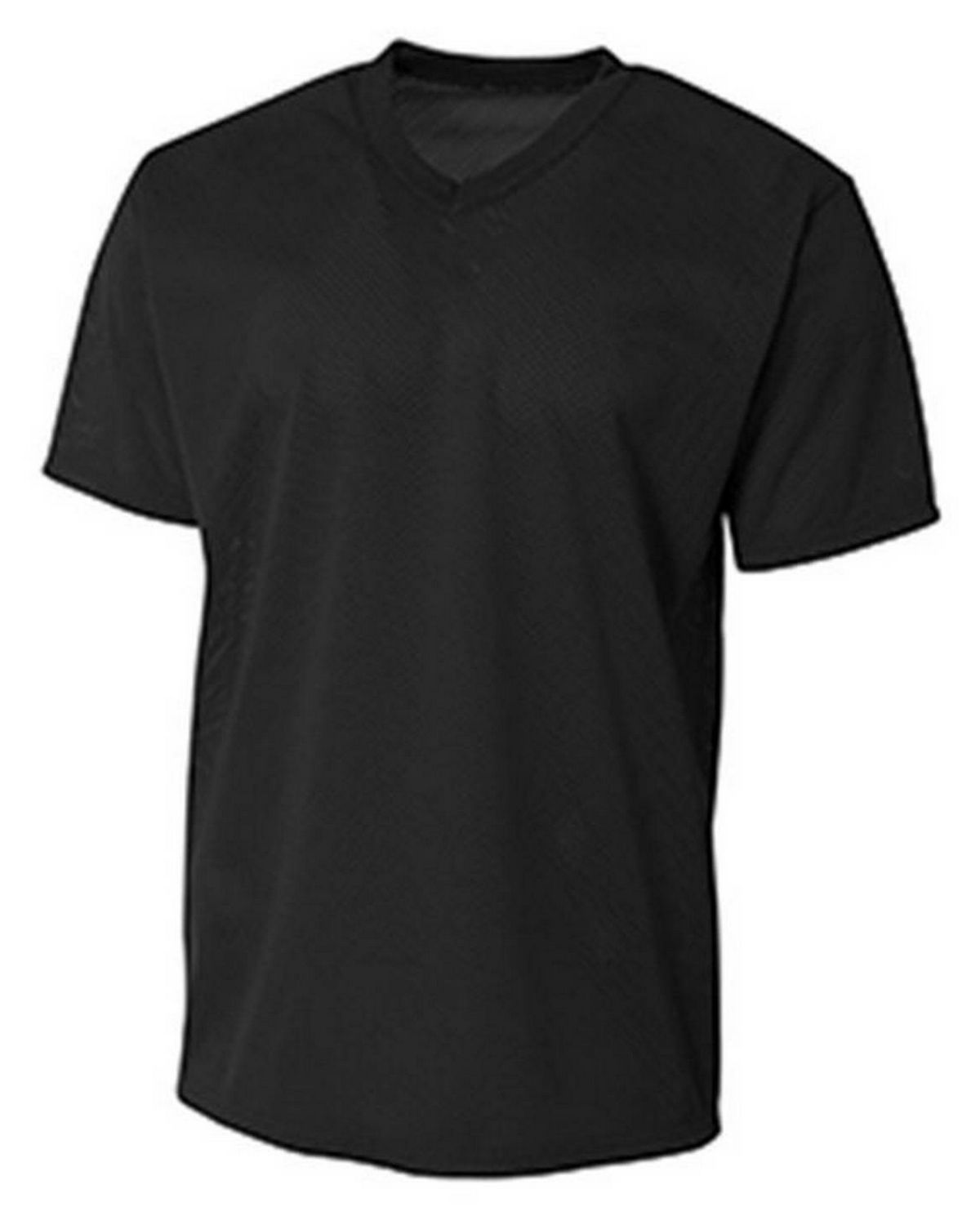 A4 NB3364 Youth Polyester Mesh V-Neck T-Shirt
