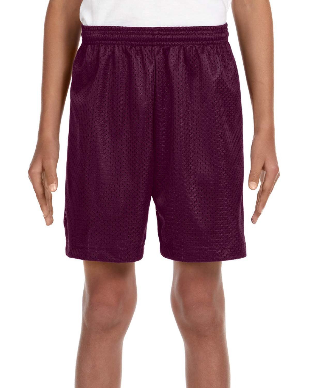 Buy A4 NB5301 Youth 6-Inch Lined Tricot Mesh Shorts - Apparelnbags.com