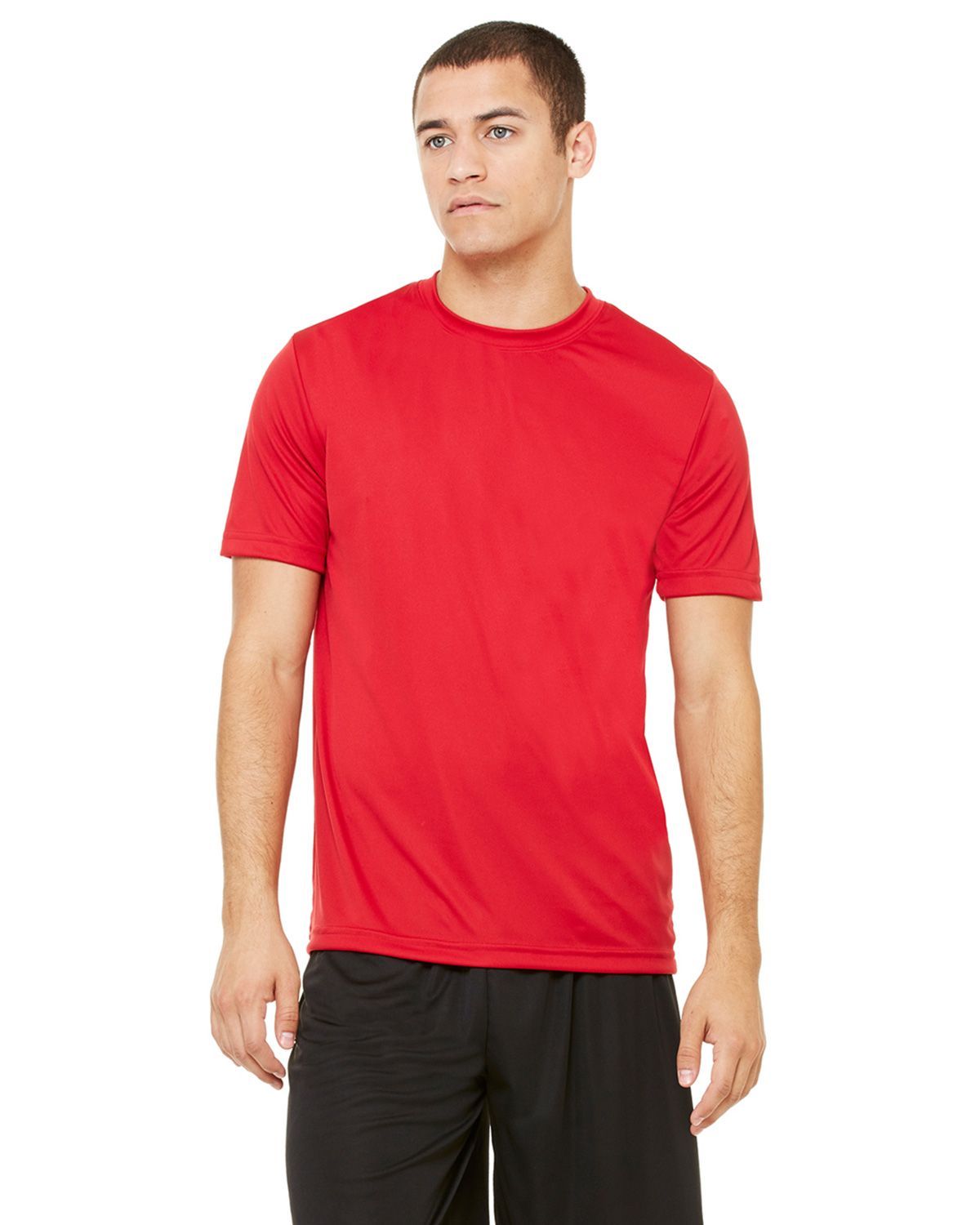 red sports shirt