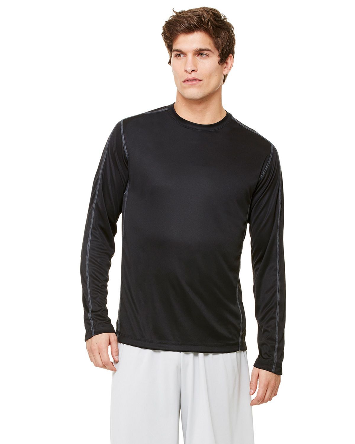 All Sport M3021 Men’s 4.1 oz. Long-Sleeve Edge T-Shirt