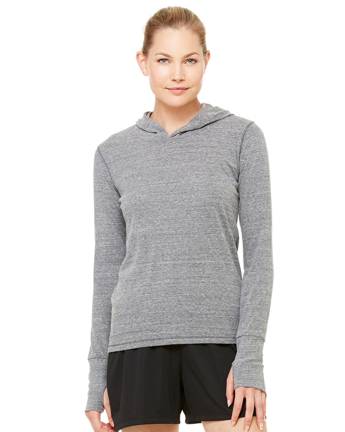All Sport W3101 Women's Performance Triblend Long-Sleeve Hooded Pullover