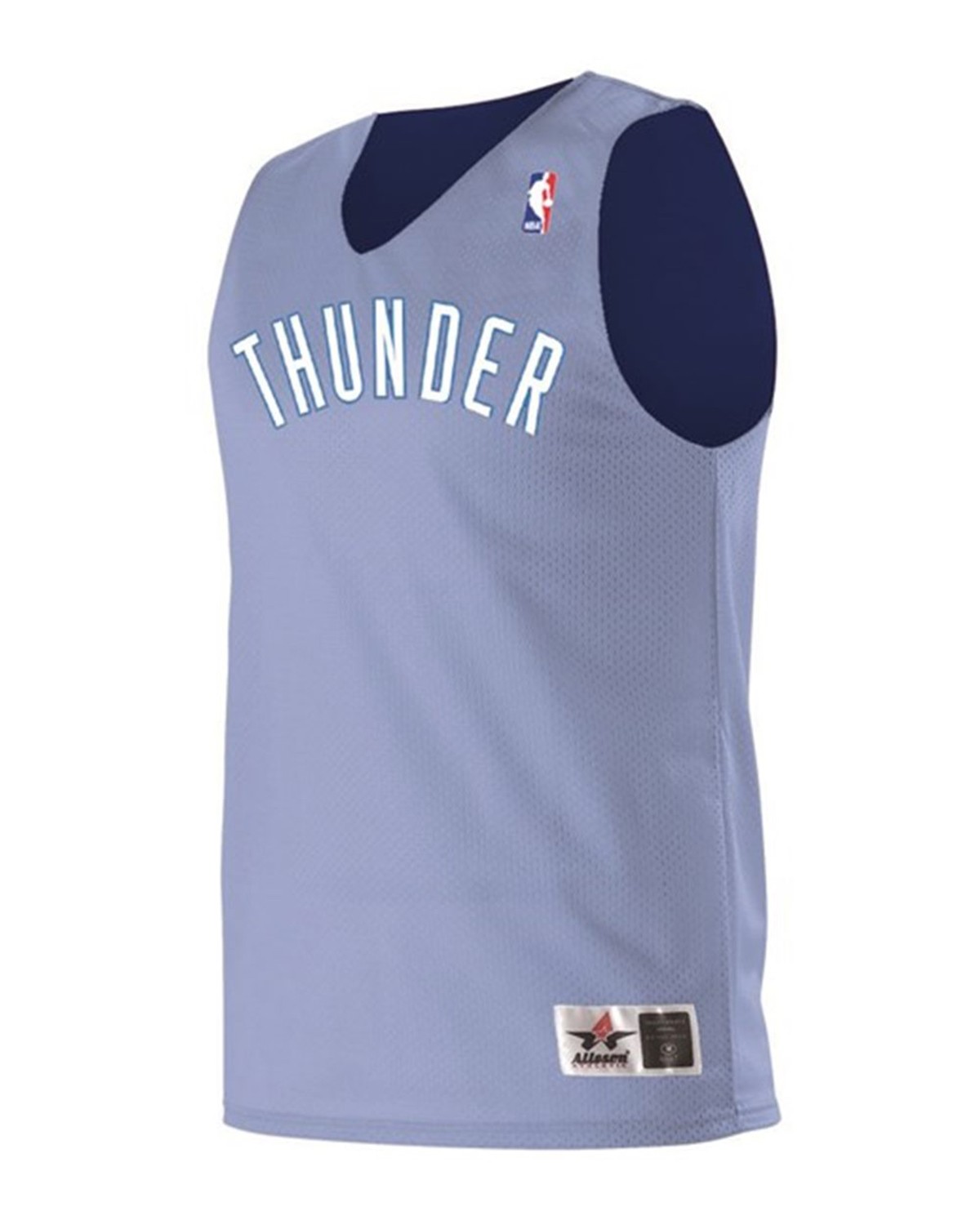 Custom Alleson Adult NBA Oklahoma City Thunder Reversible Jersey