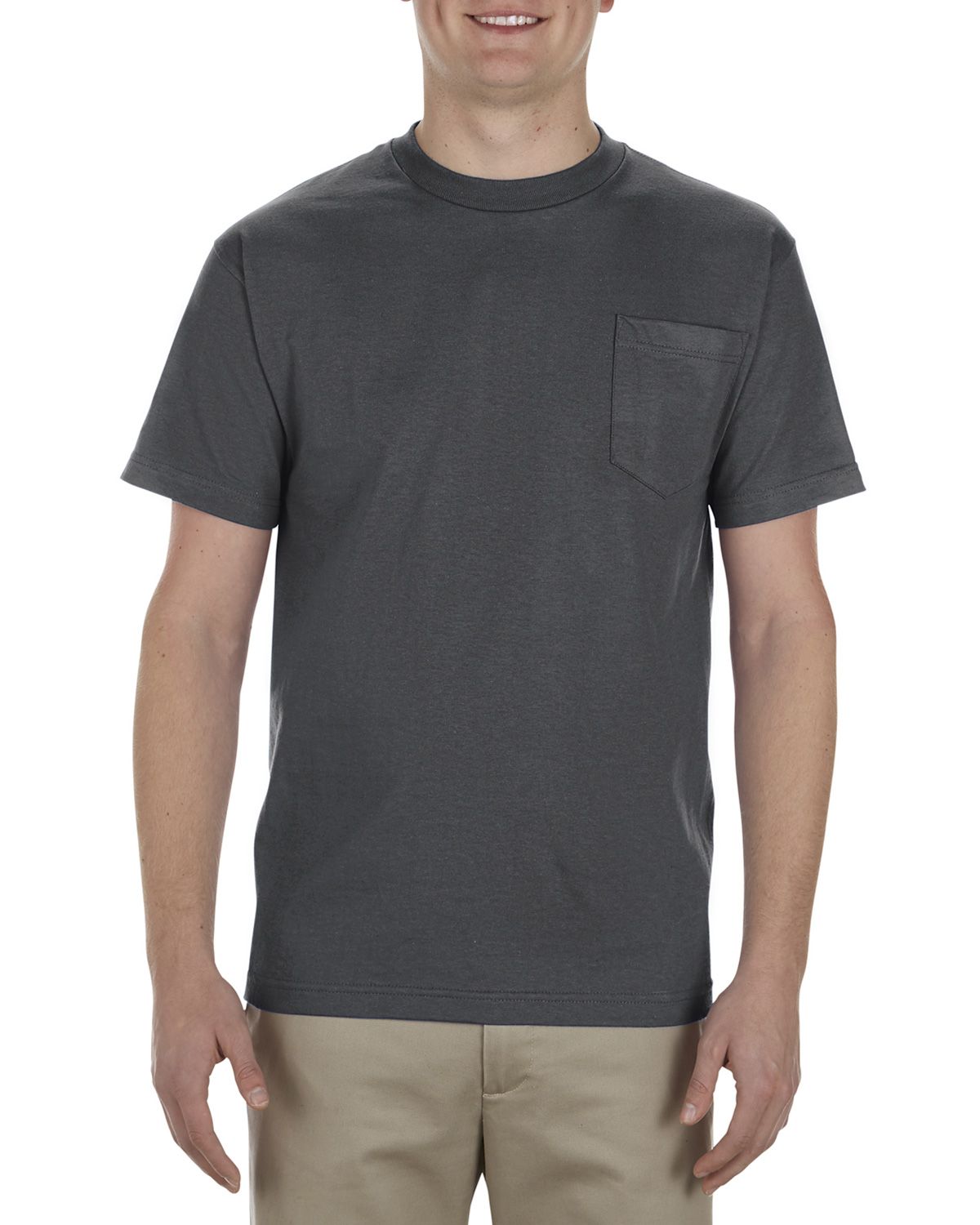 Alstyle AL1305 Men's 6.0 oz.100% Cotton Pocket T-Shirt