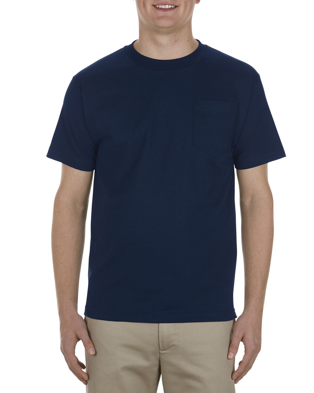 Alstyle AL1305 Men's 6.0 oz.100% Cotton Pocket T-Shirt