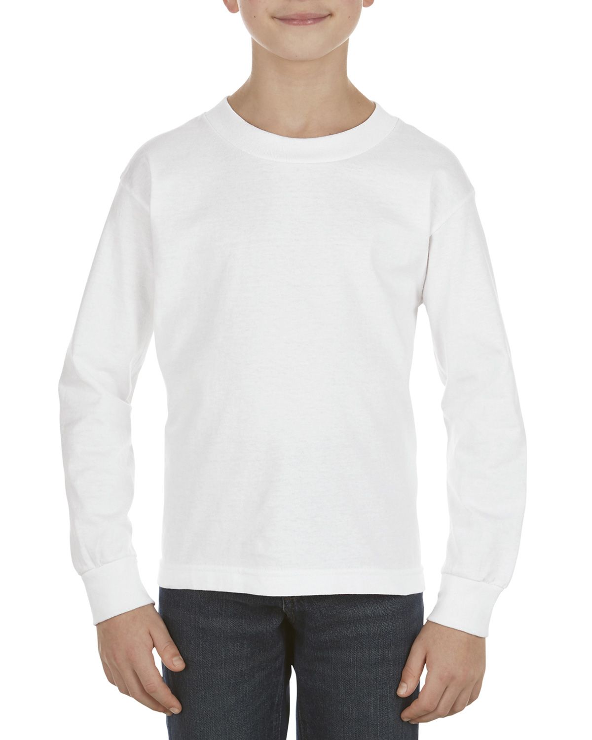 Alstyle AL3384 Youth 6.0 oz. 100% Cotton Long-Sleeve T-Shirt
