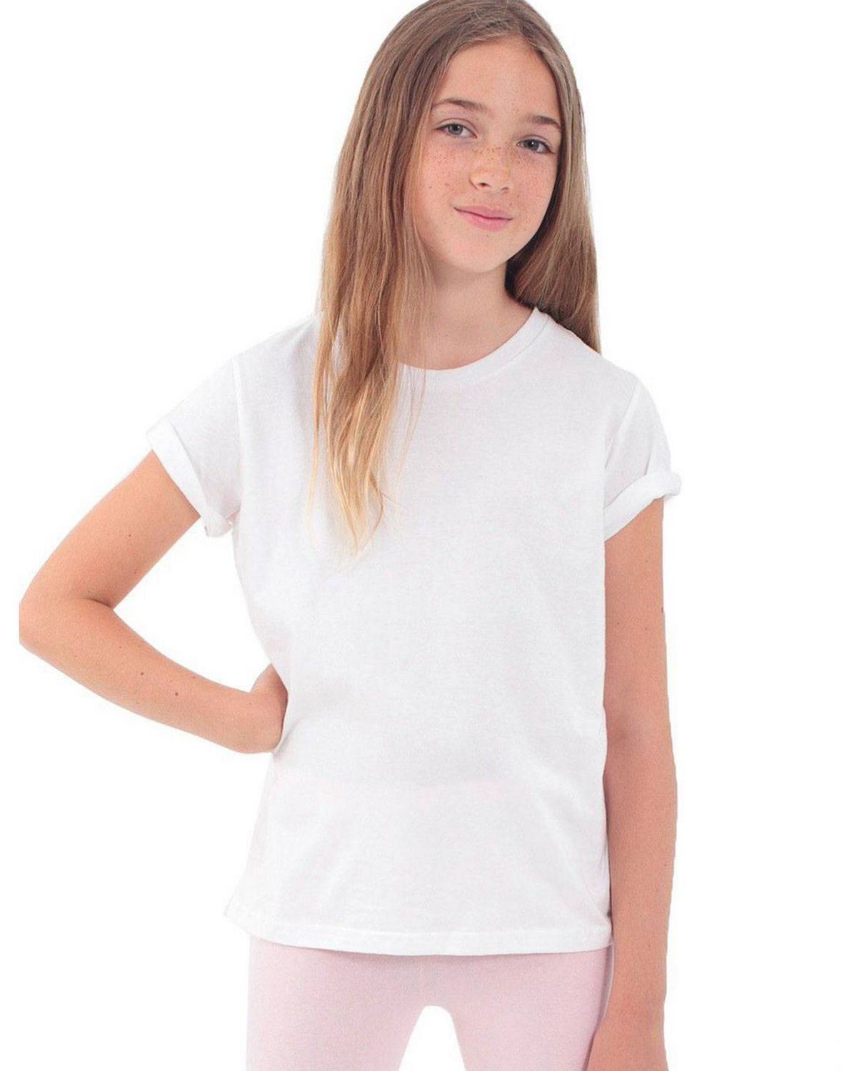 American Apparel 2201ORW Youth Organic Fine Jersey T-Shirt
