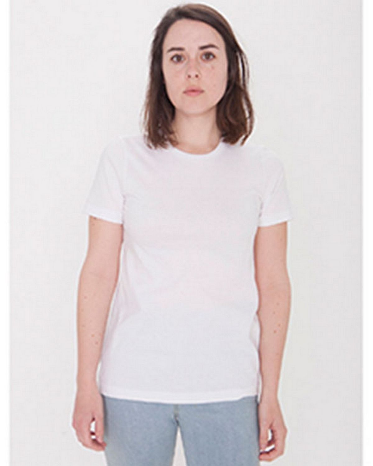 American Apparel 23215OW Women's Organic Fine Jersey Classic T-Shirt