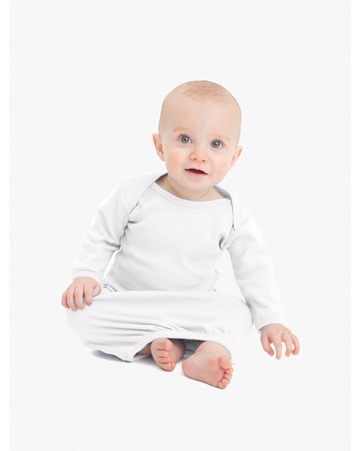 American Apparel 4083W Infant Baby Rib Gown T-Shirt