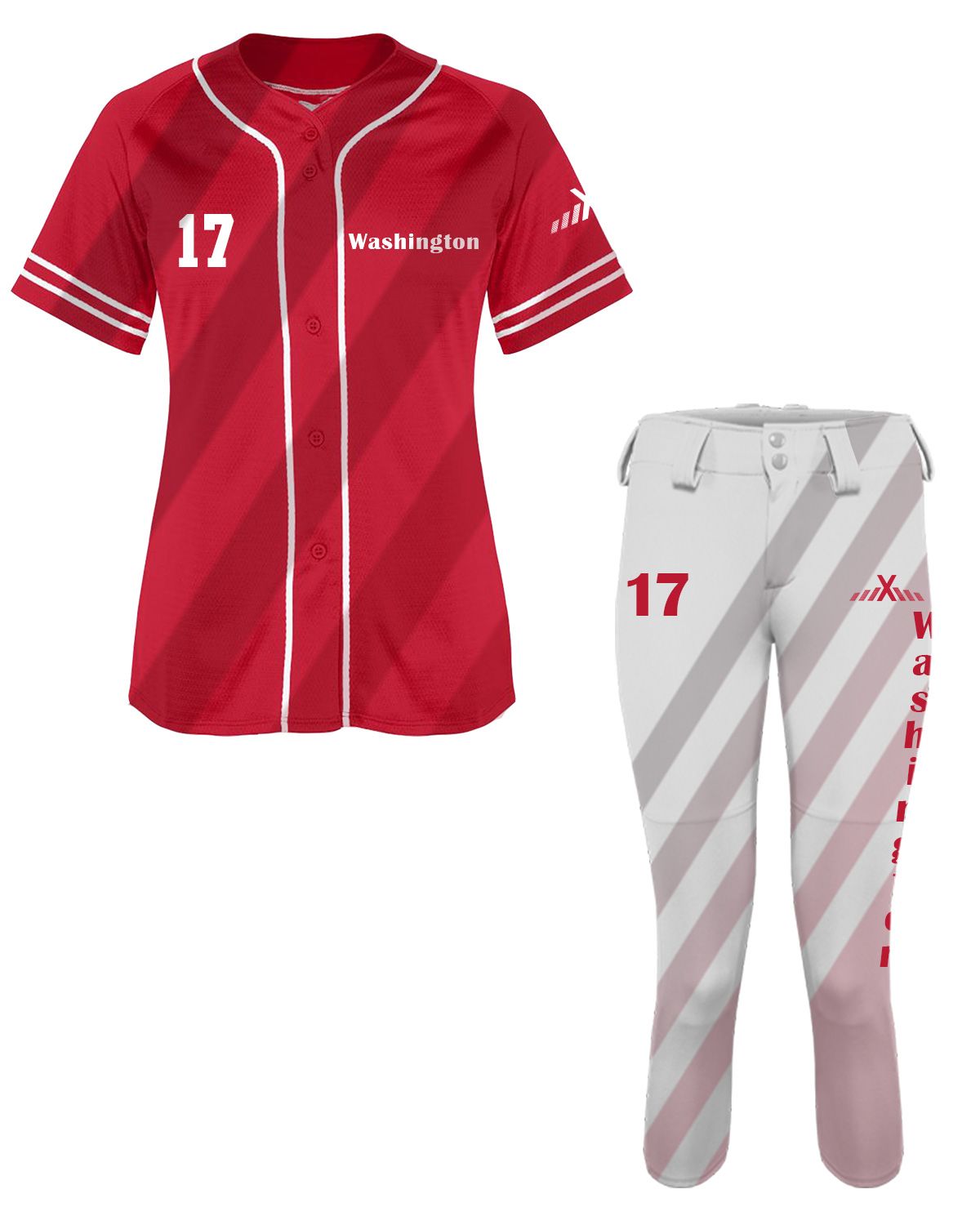 Publiciteit bolvormig Beheren Full Custom Softball Uniforms | Women's Custom Softball Jerseys