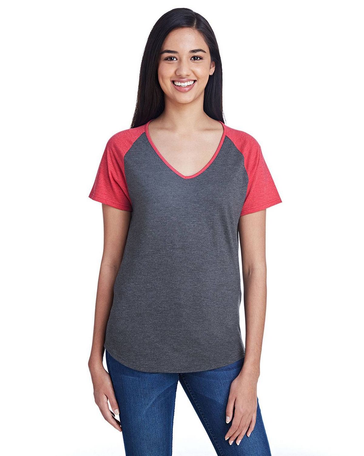 Anvil 6770VL Women's Tri-Blend Raglan T-Shirt