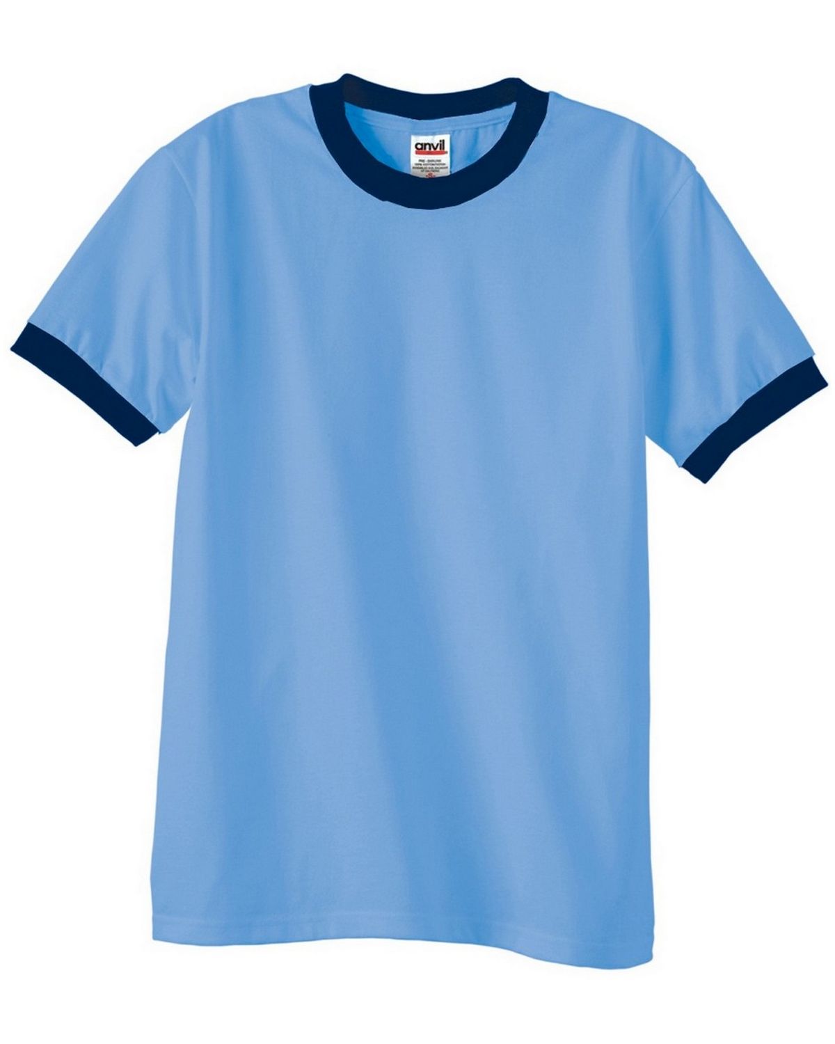 Anvil 923 Men's Cotton Ringer T-Shirt