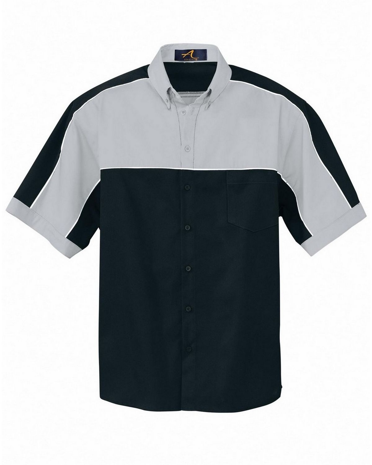 Ash City 87013 Men's Color Block Short Sleeve Shirt
