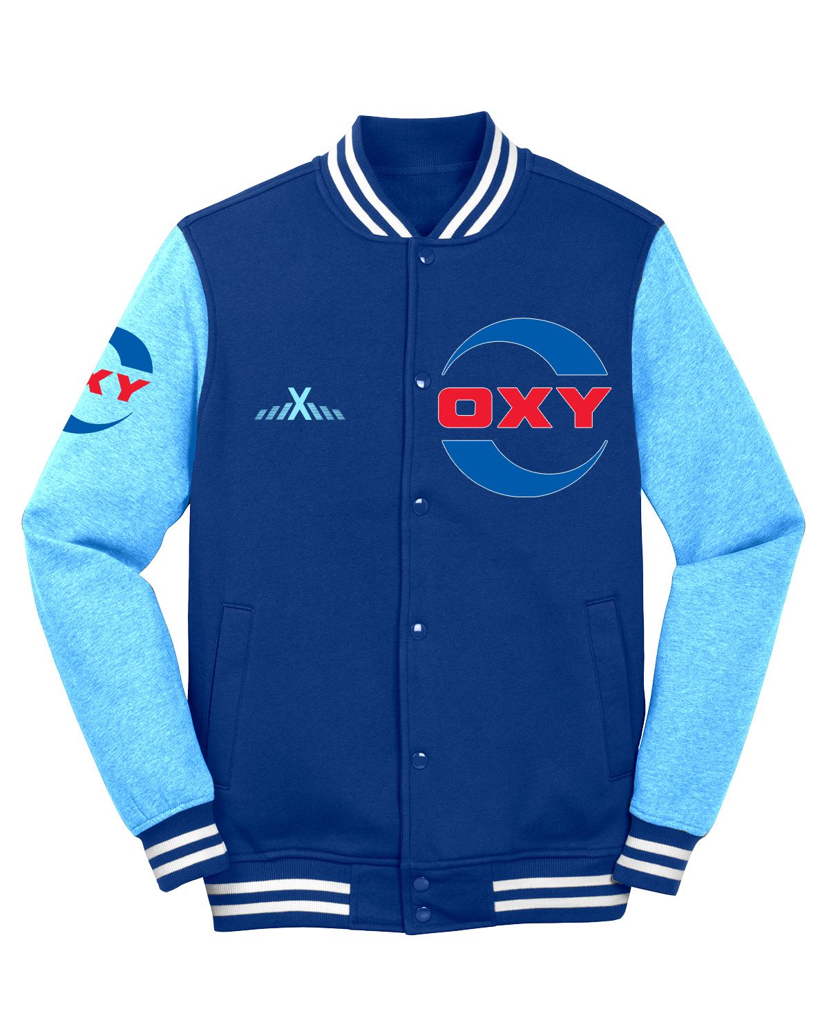 BAIT x Astro Boy Men Launch Varsity Jacket (blue / white)