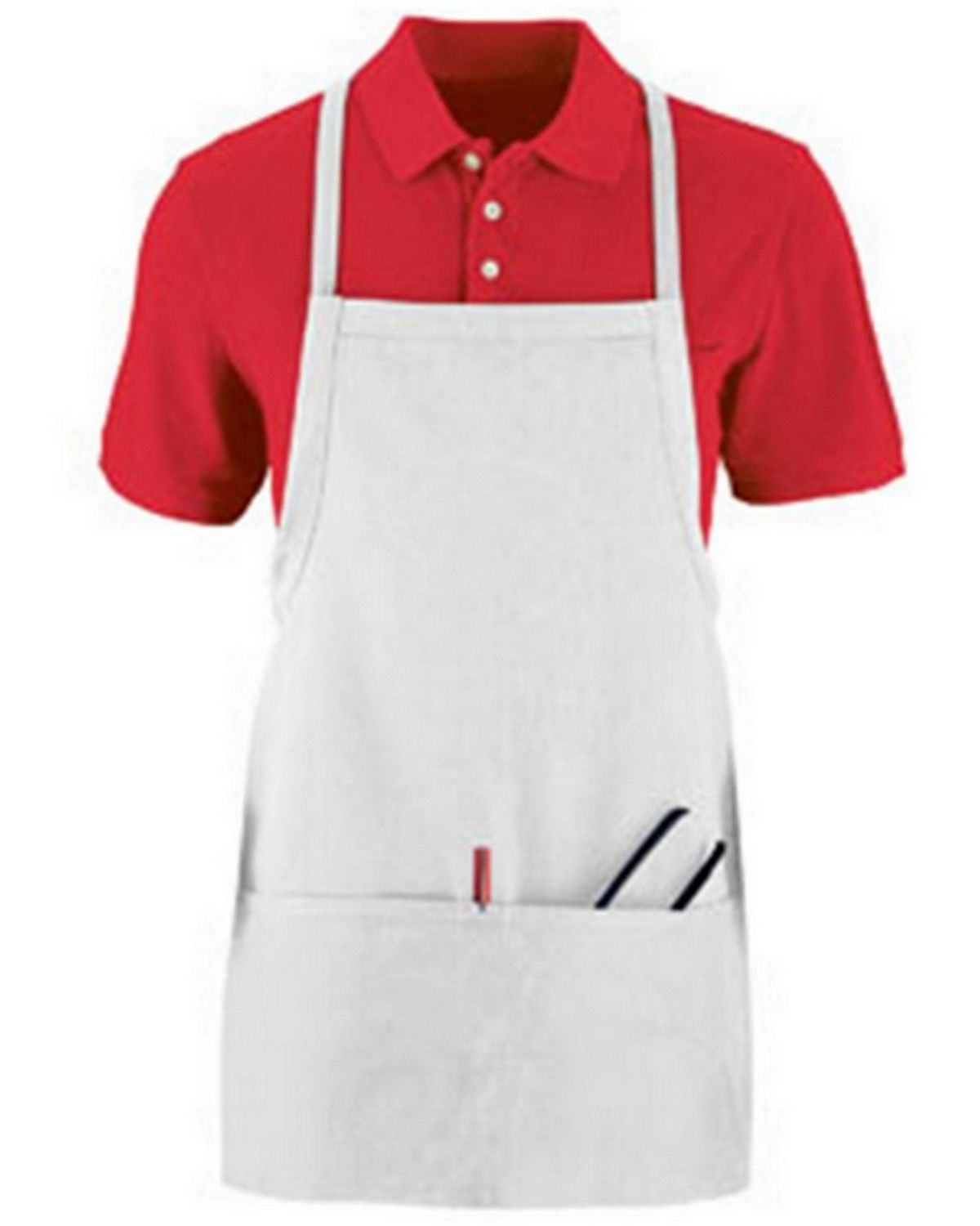 Augusta Sportswear 2710 Adult Tavern Apron With Pouch