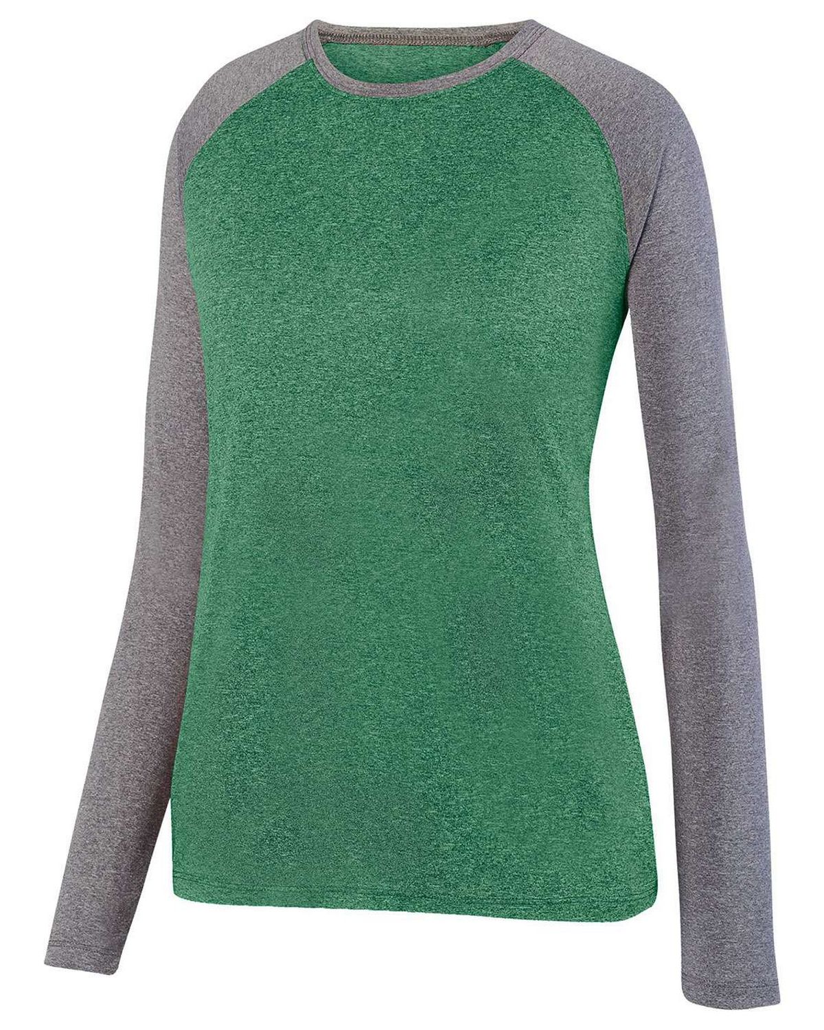 Augusta Sportswear 2817 Women's Kinergy Two Color Long Sleeve Raglan T-Shirt