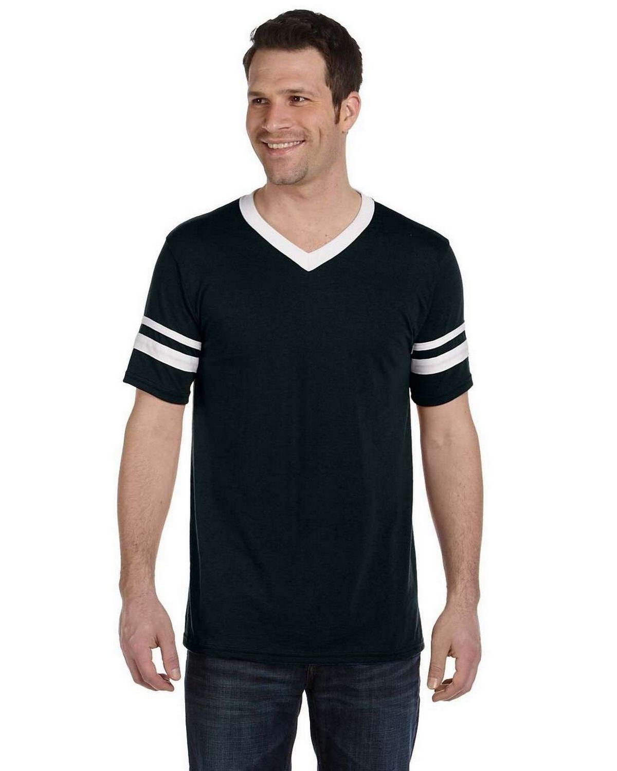 Augusta Sportswear Men's V Neck Polyester Full Cut Blitz Jersey T-Shirt 9530 