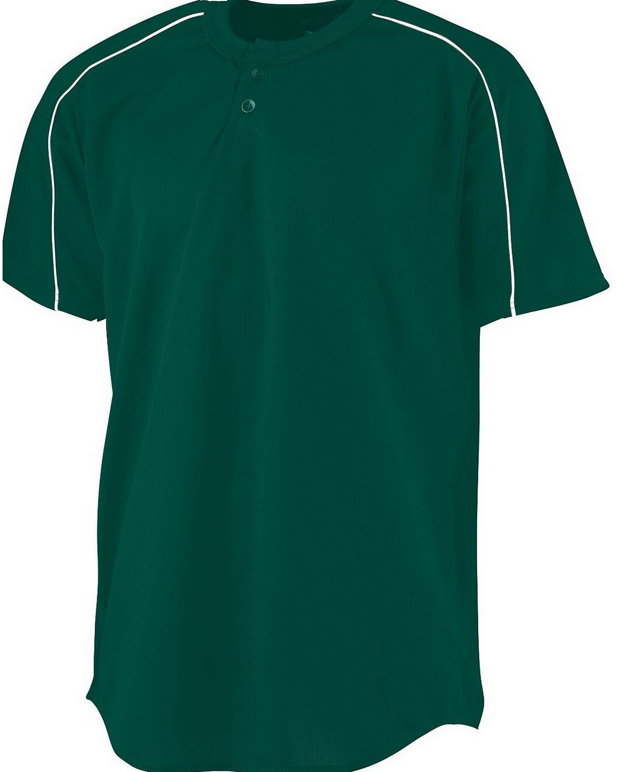 Augusta Sportswear 586 Youth Wicking Two-Button Baseball Jersey