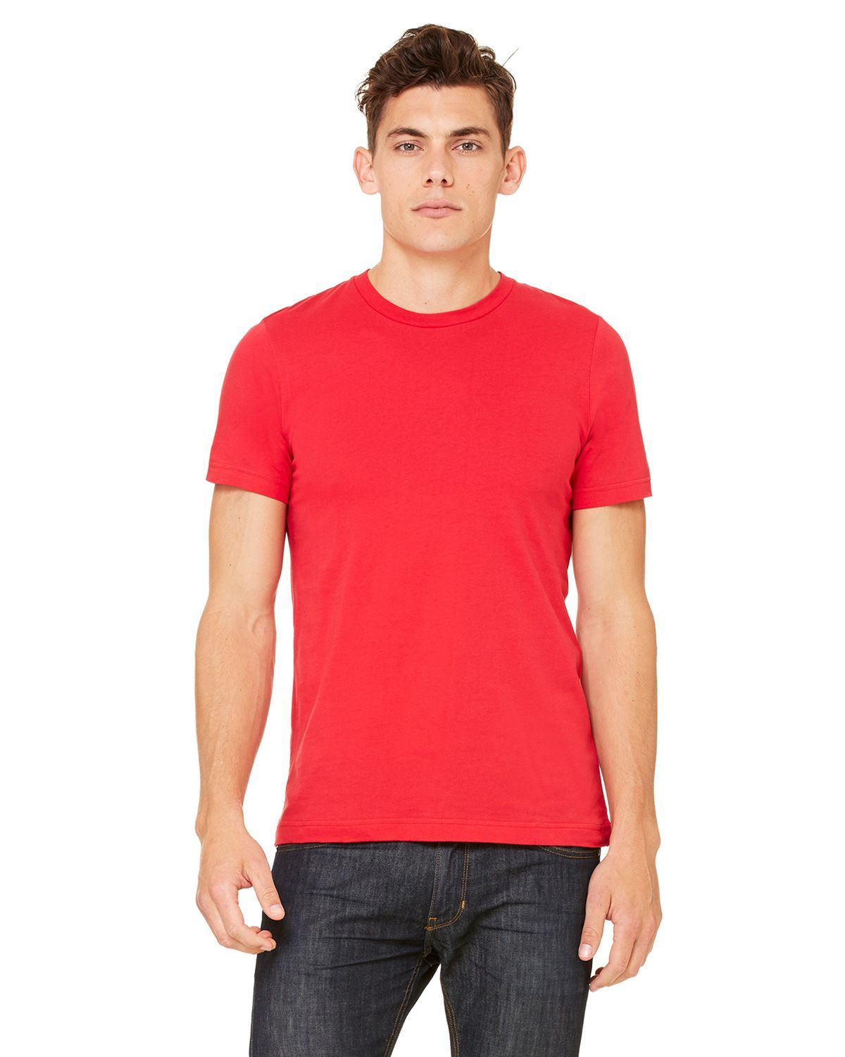 red bella canvas shirt
