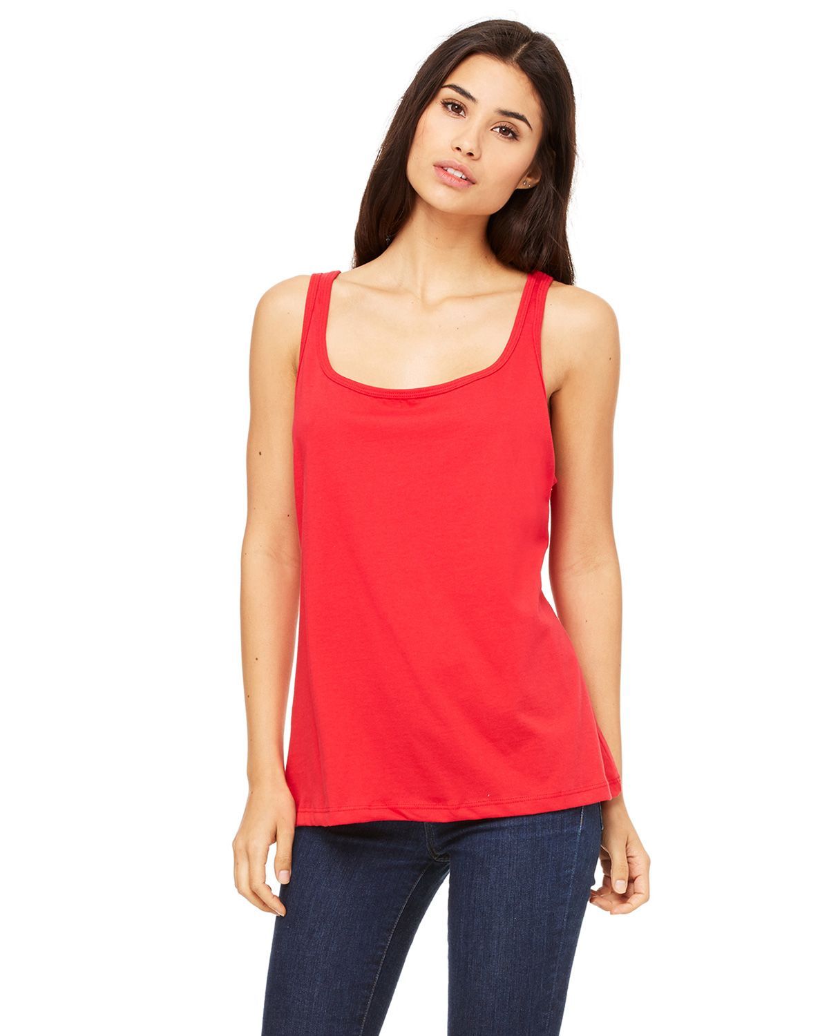 Bella + Canvas 6488 Ladies Relaxed Jersey Tank - ApparelnBags.com