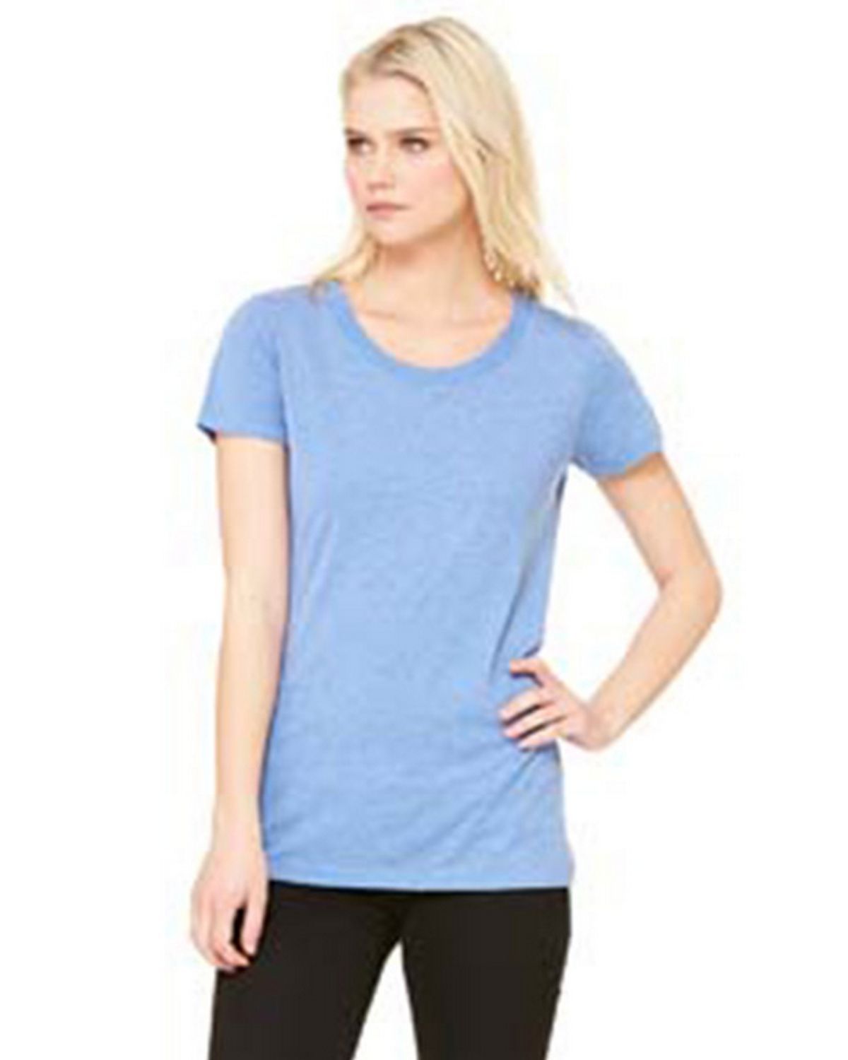 Blue Glitter St. Louis Blues Bella Canvas T-shirt in Black or White B8413  Design 27