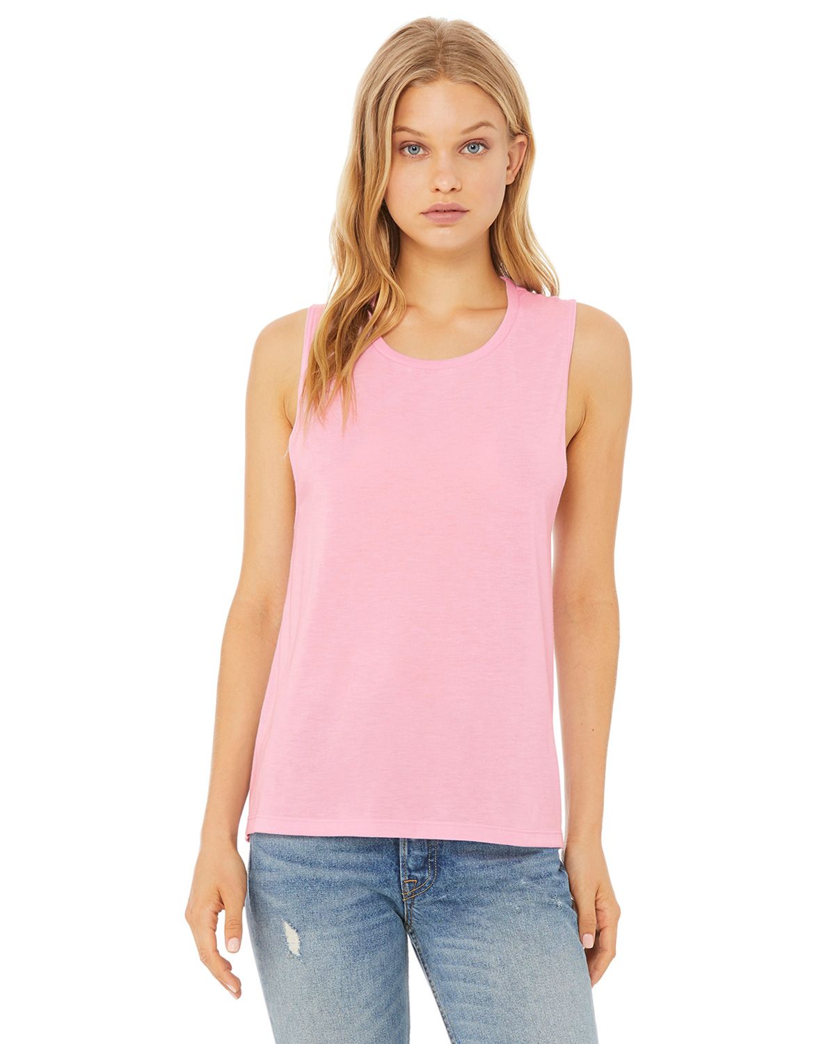 Bella + Canvas B8803 Ladies Flowy Scoop Muscle T Shirt