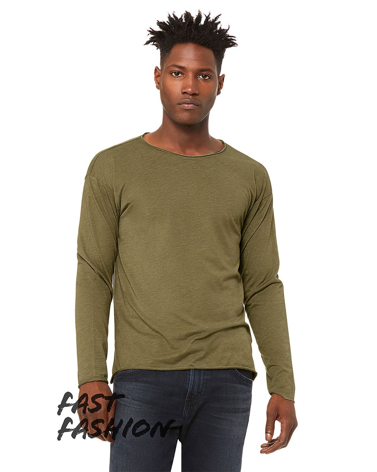 raw long sleeve shirt