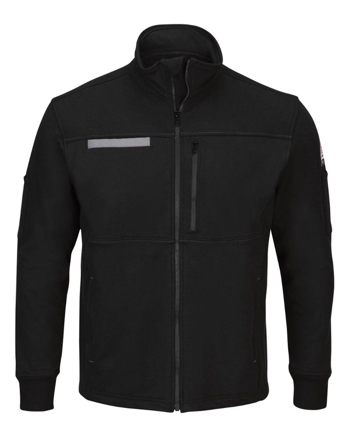 men's zip front fleece jacket