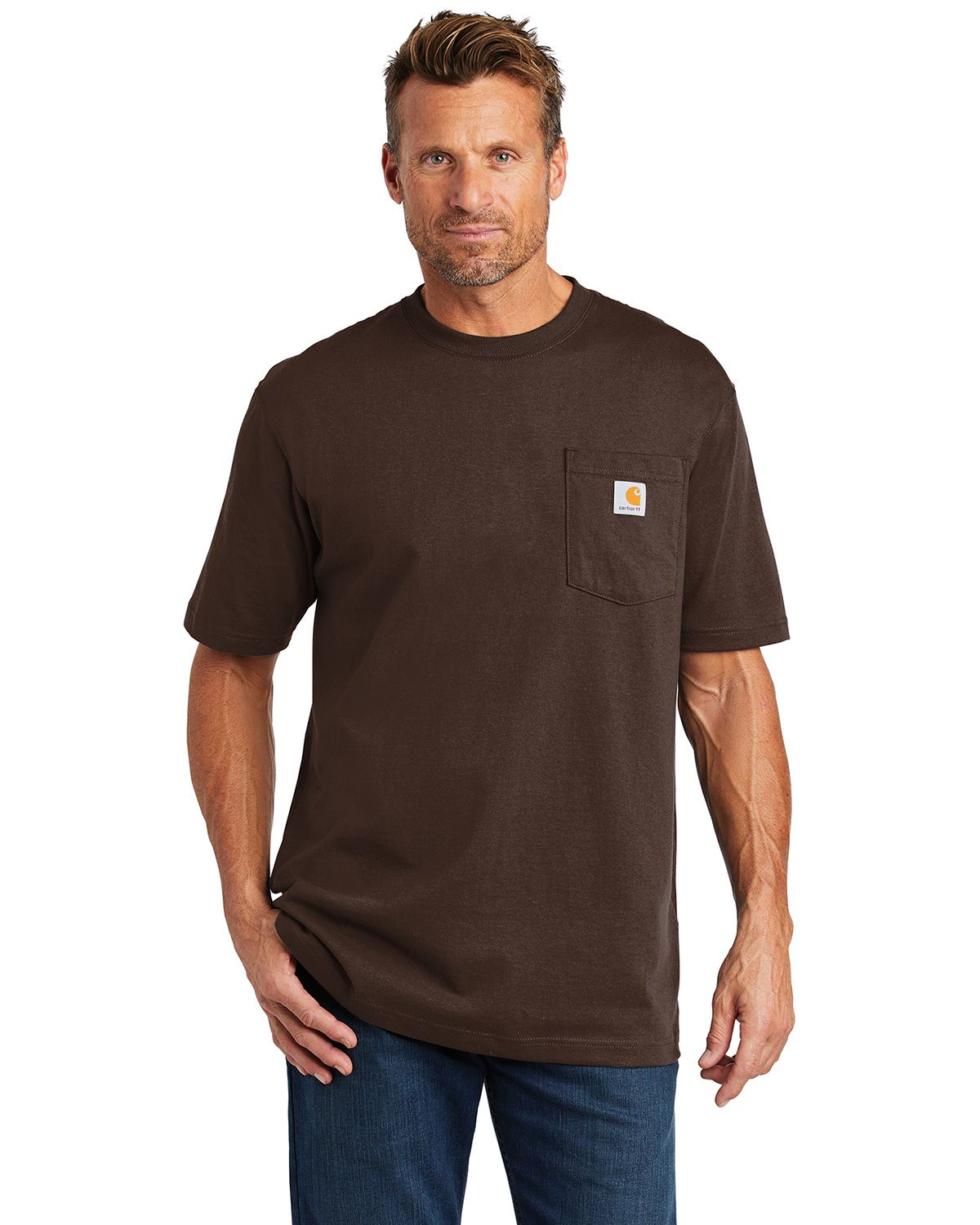 Carhartt Mens Workwear Pocket Short-sleeve T-shirt Work Utility