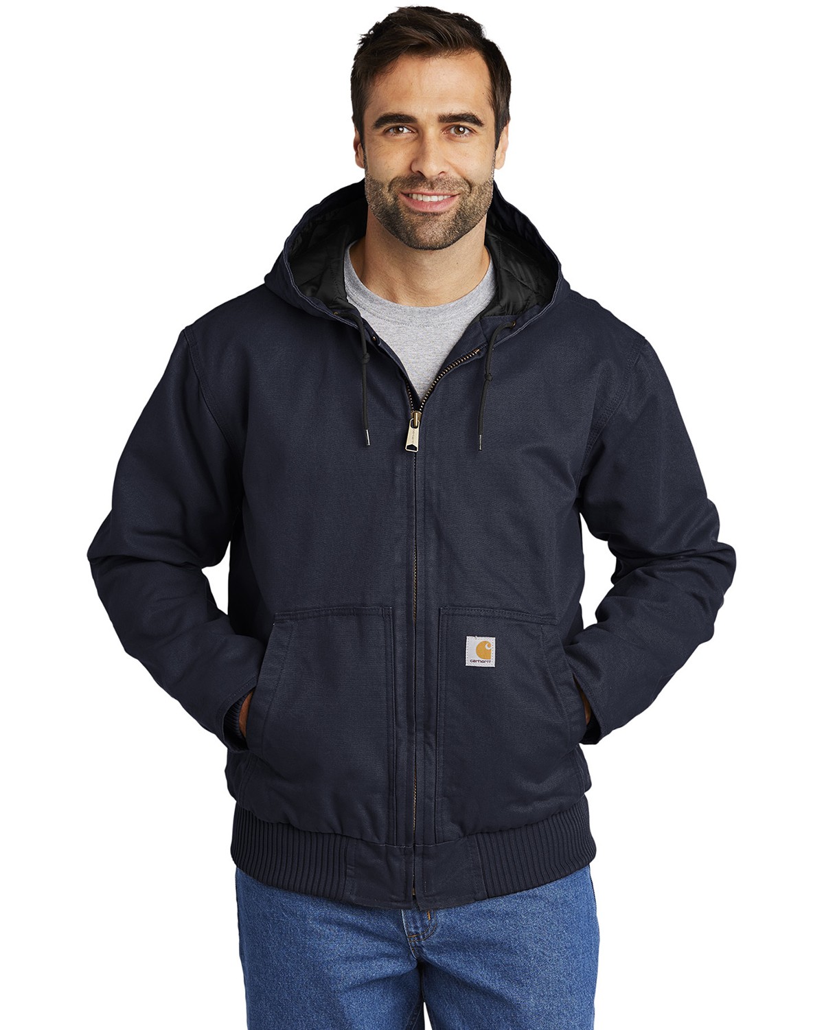 Carhartt Men's Loose Fit Washed Duck Insulated Active Jacket (Regular ...