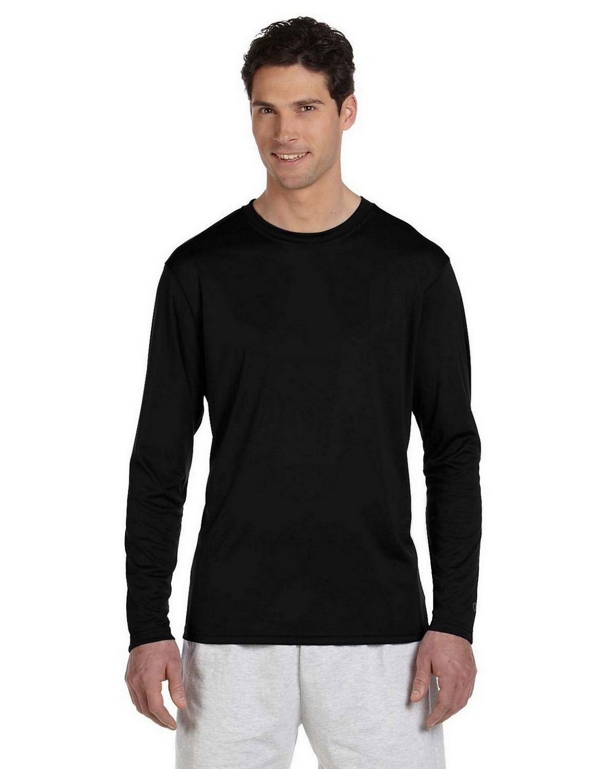 Market Cotton Meet Me Offline Long Sleeve T-shirt in Black for Men Mens Clothing T-shirts Long-sleeve t-shirts 