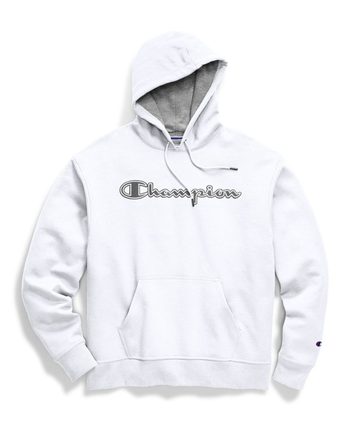 champion fleece logo hoodie