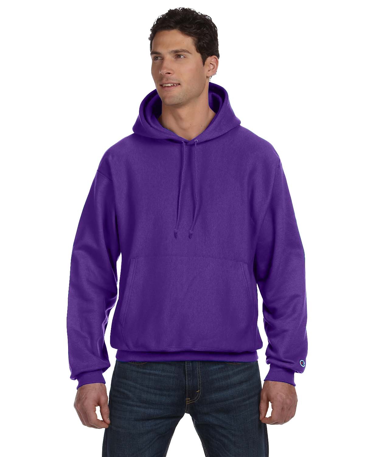 champion hoodie dark purple