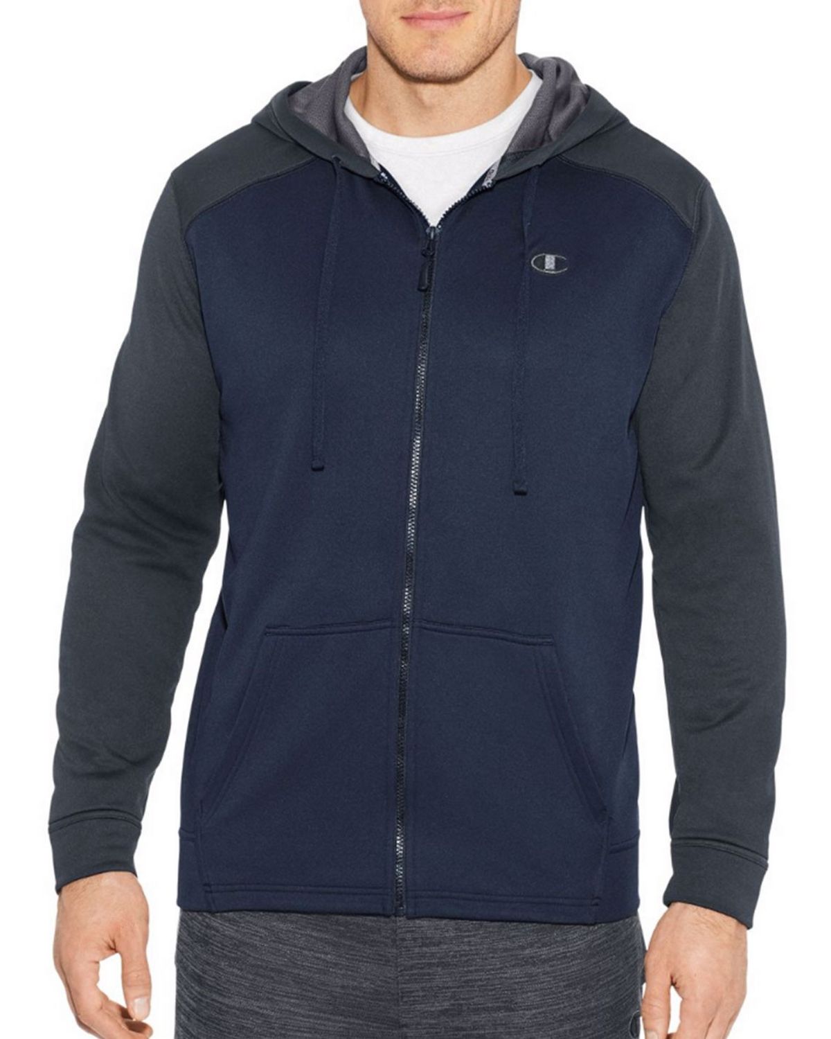 men's champion full zip hoodie