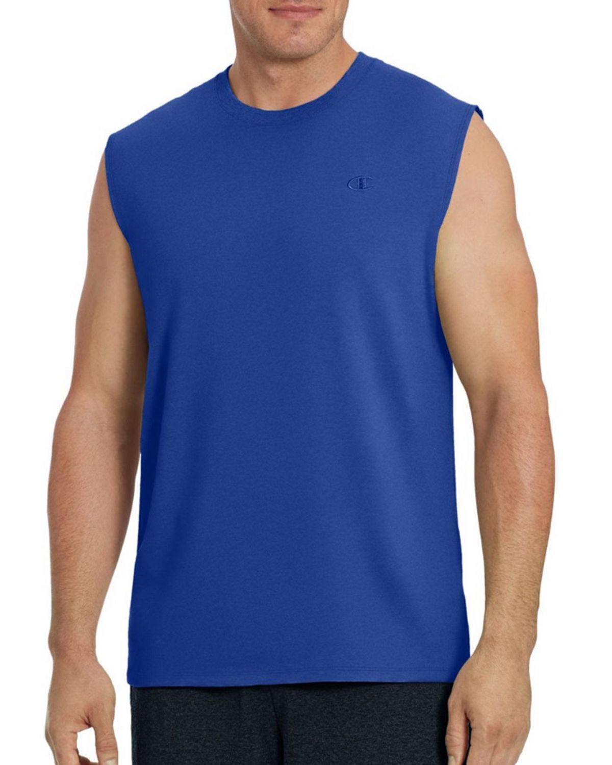 Champion T0222 Mens Classic Jersey Muscle (Sleeveless) Tee