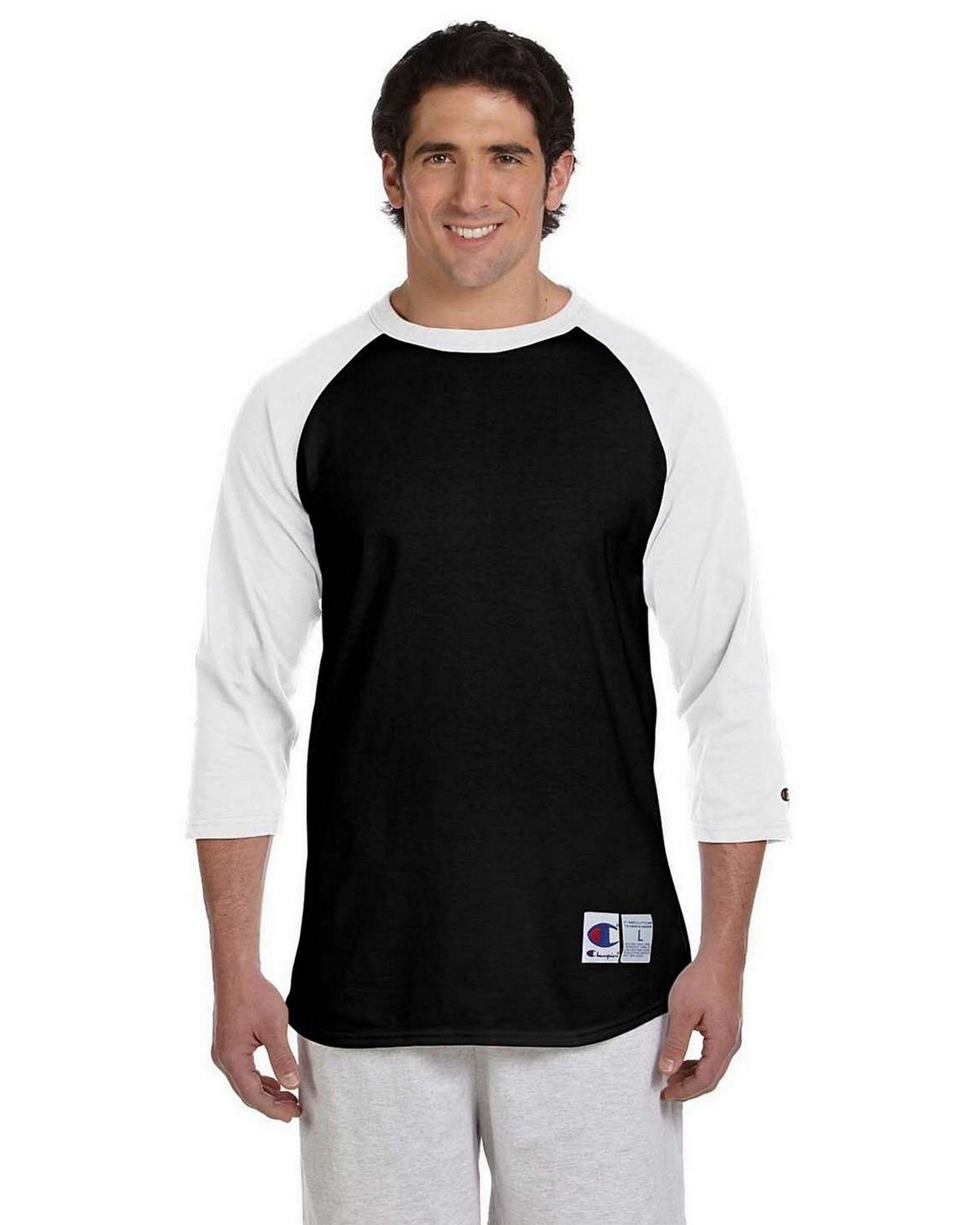 Cotton Tagless Raglan Baseball T Shirt
