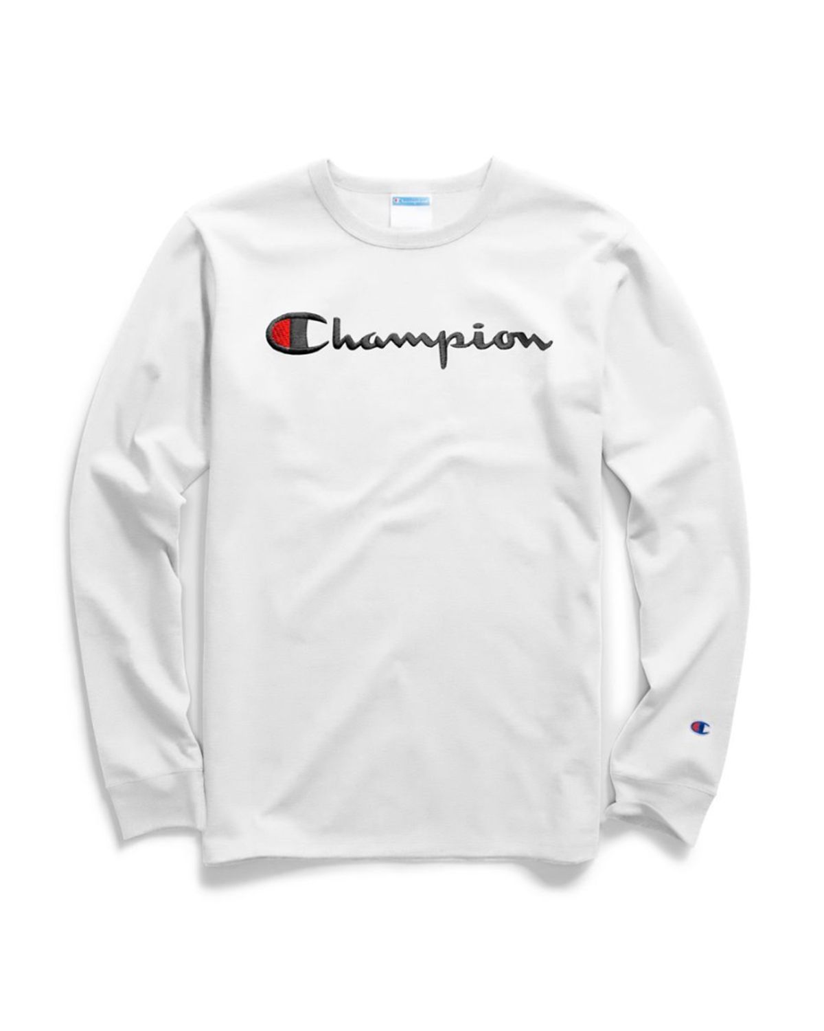 champion logo long sleeve