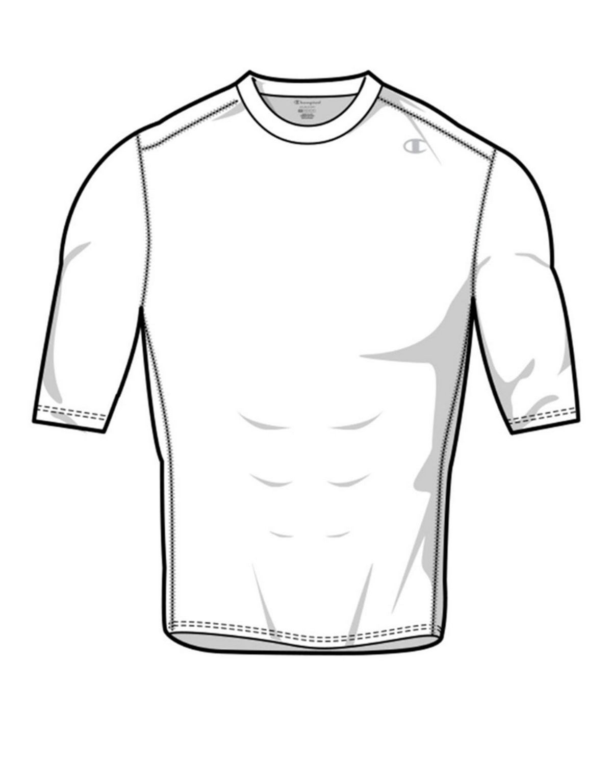 champion compression shirt long sleeve