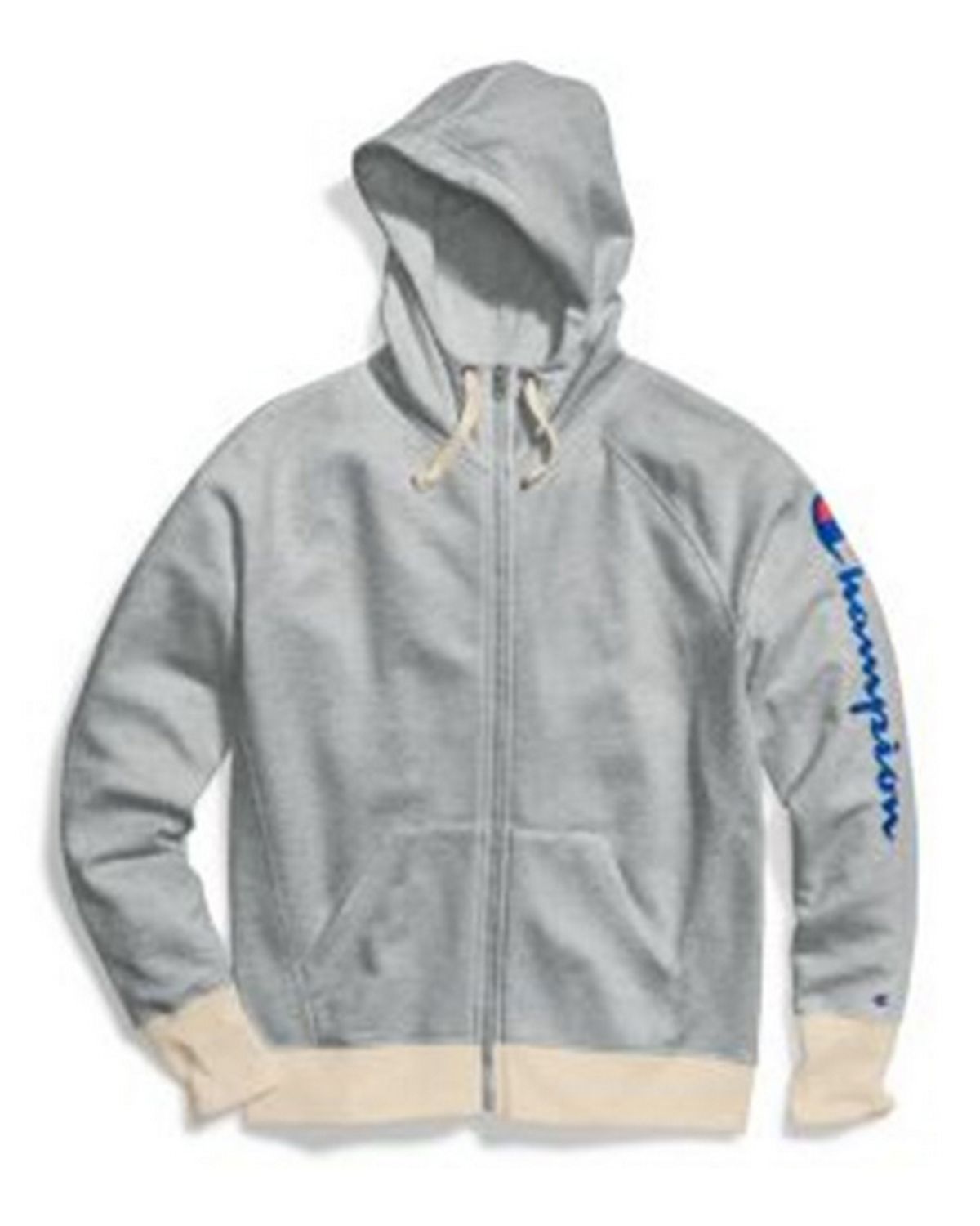 champion vertical logo hoodie