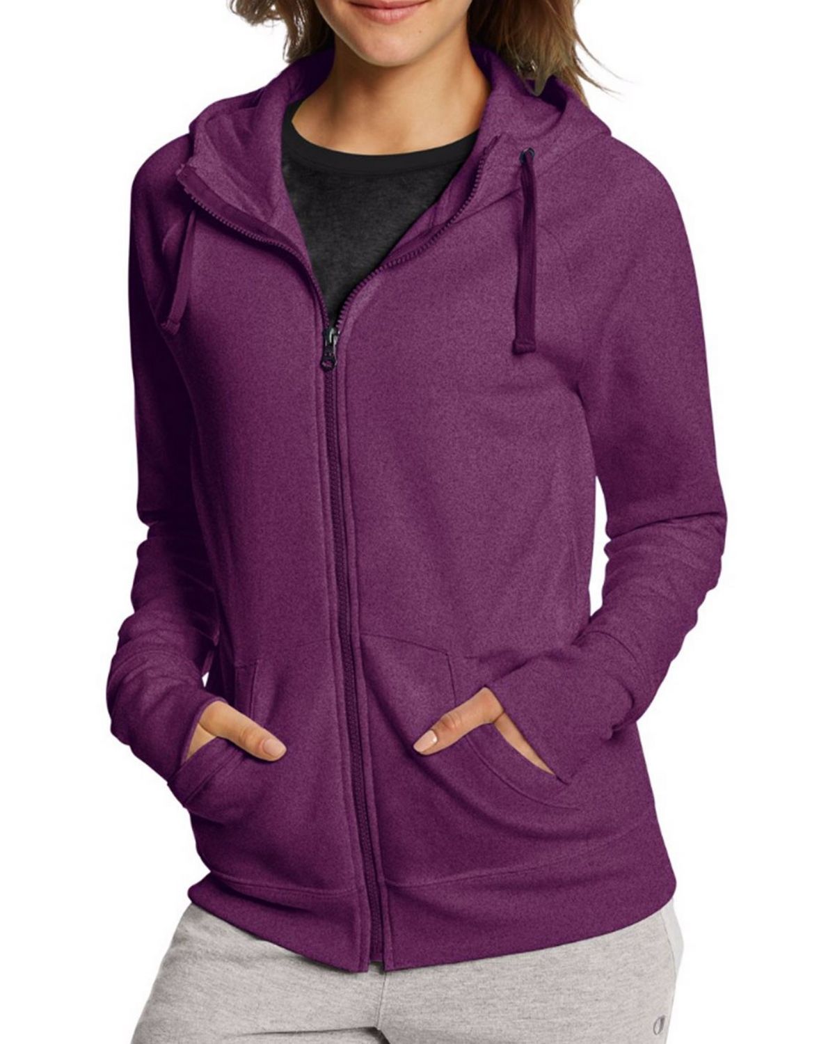 champion dark berry purple hoodie