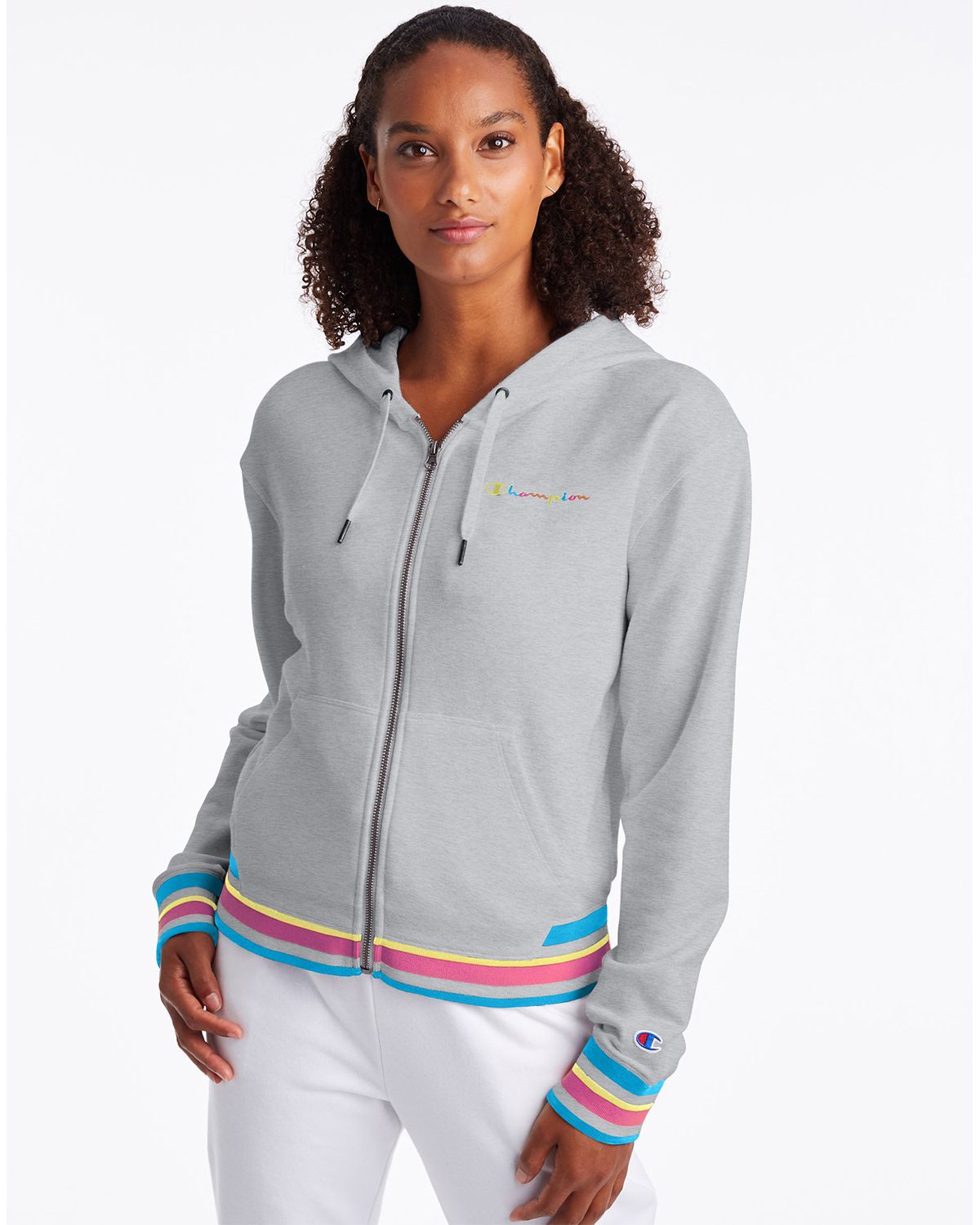 women's french terry zip hoodie