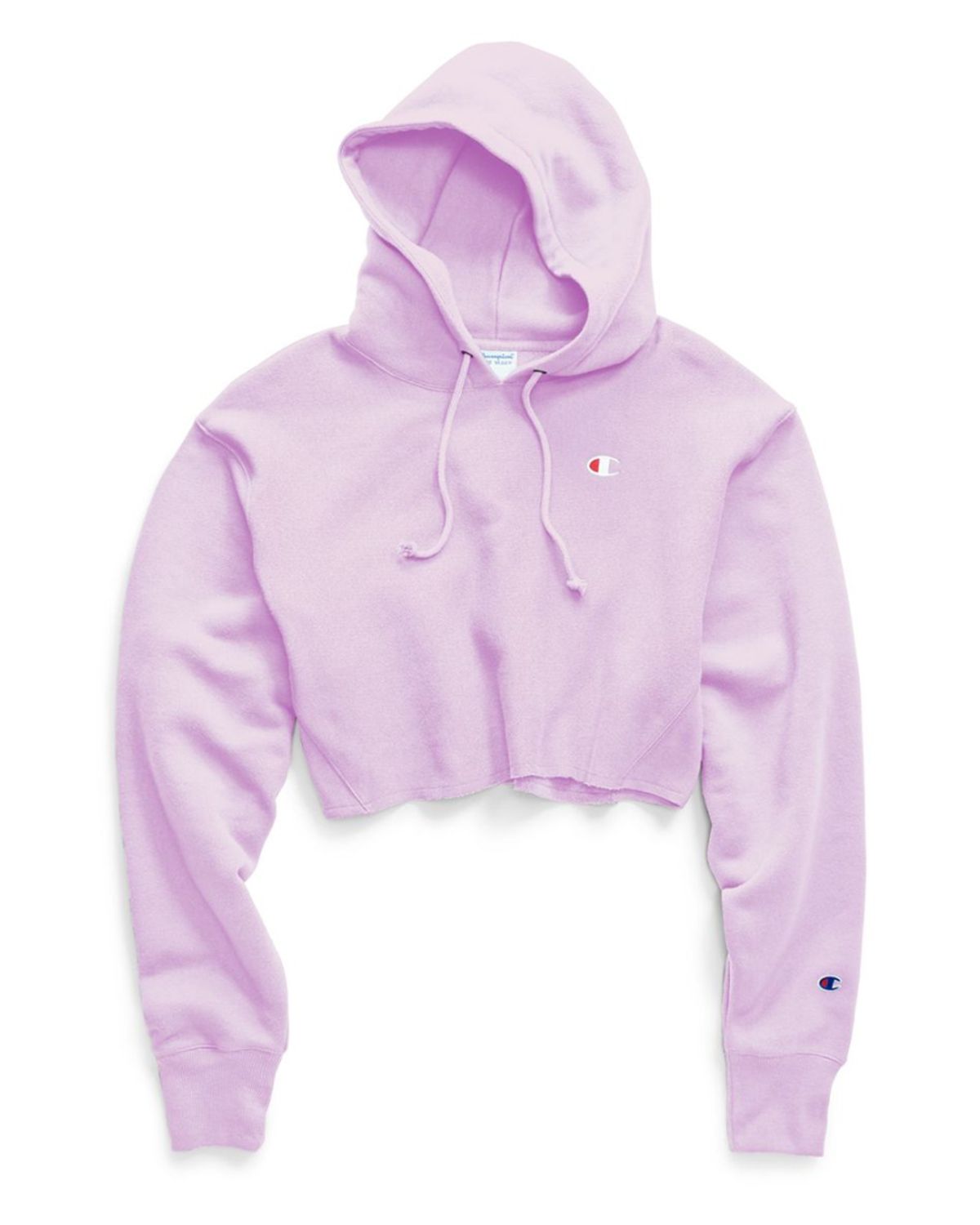 champion pale pink hoodie