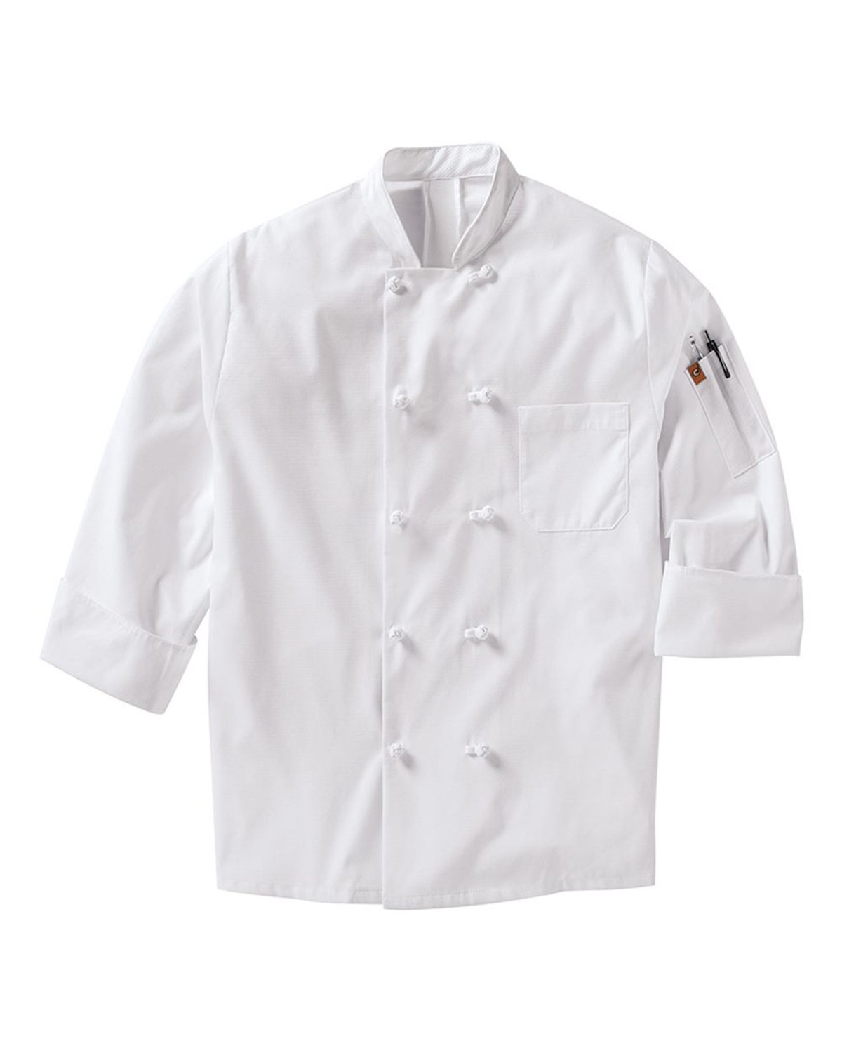 Black or White XS to 3XL Classic Knot W/ Mesh Chef Coat 0427 Free Shipping 