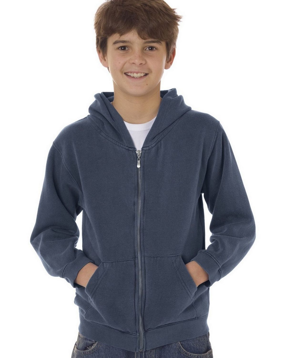 Chouinard 7755 Youth Full-Zip Hooded Sweatshirt - ApparelnBags.com