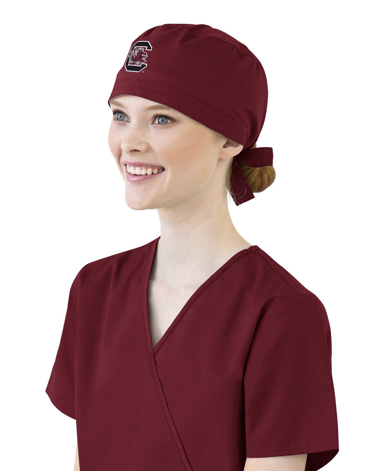 embroidered scrub caps