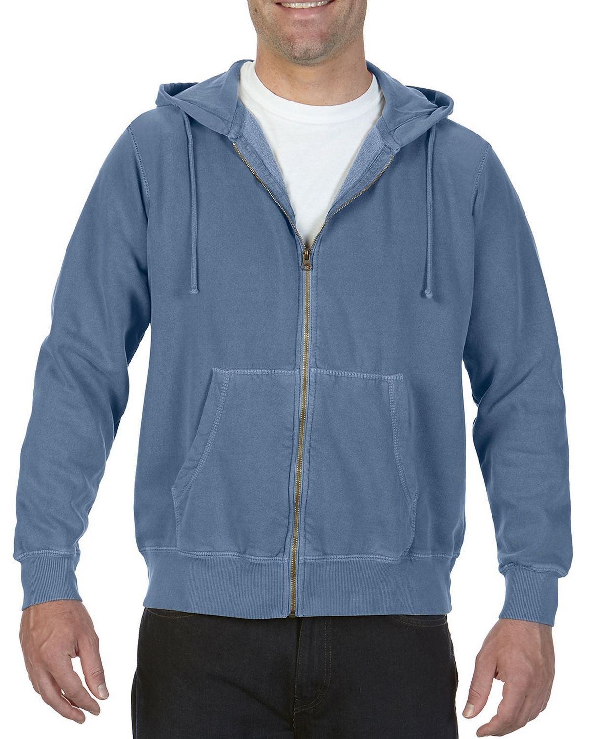 Comfort Colors 1568 Adult 9.5 oz. Full-Zip Hooded Sweatshirt