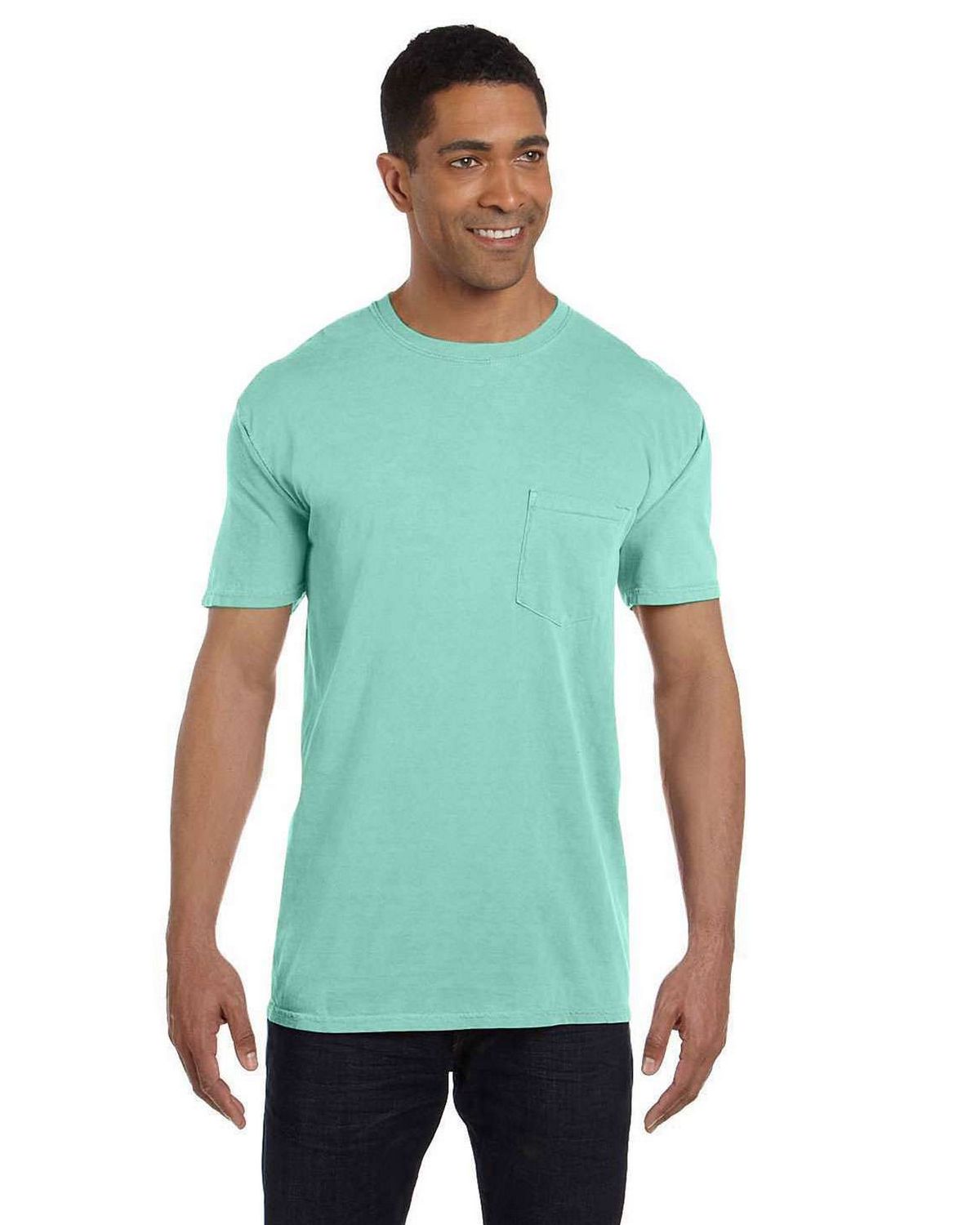 Comfort Colors 6030CC Garment Dyed Pocket T Shirt - ApparelnBags.com