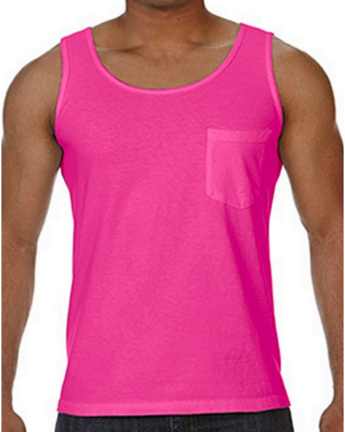 Size Chart for Comfort Colors 9330 Adult Pocket Tank Top