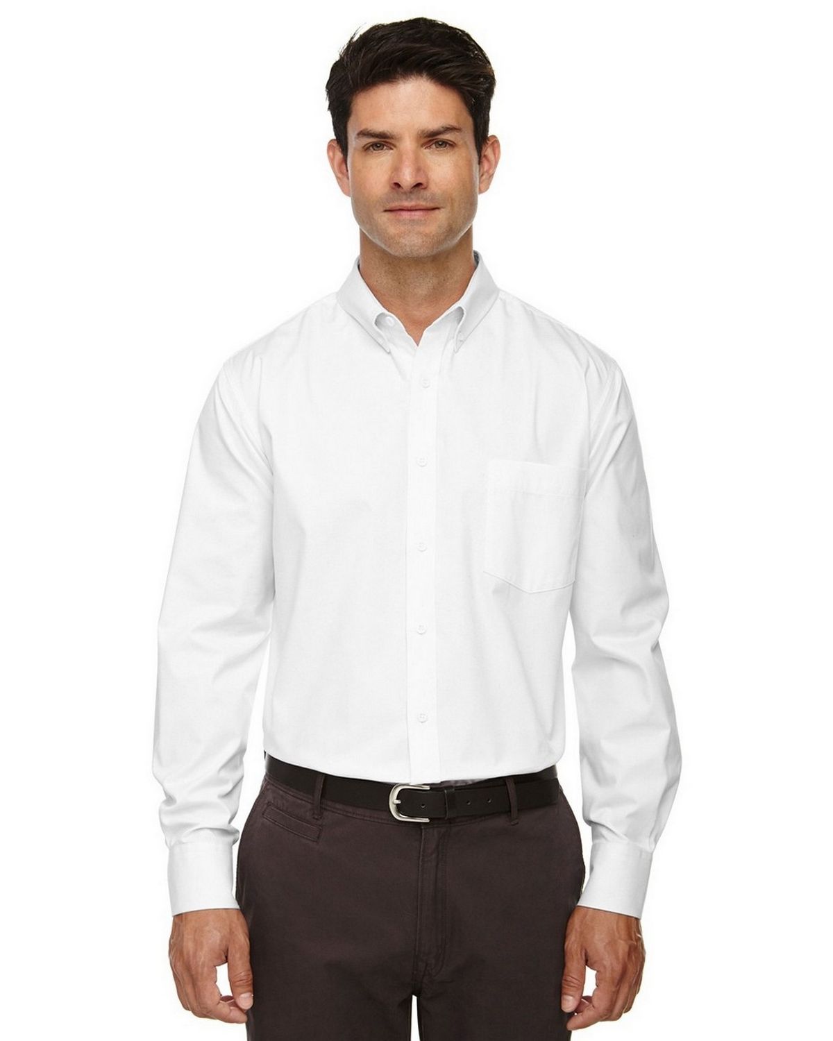 Core365 88193 Operate Mens Long Sleeve Twill Shirt - ApparelnBags.com