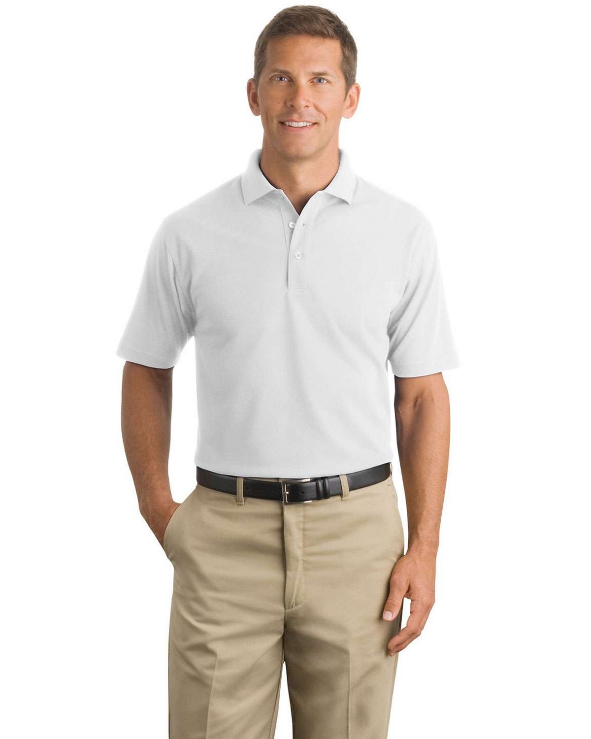 Cornerstone CS402 Men's Industrial Pocketless Pique Polo