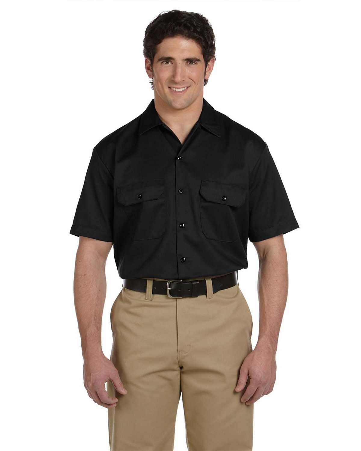 Dickies Work short sleeve work shirt in black